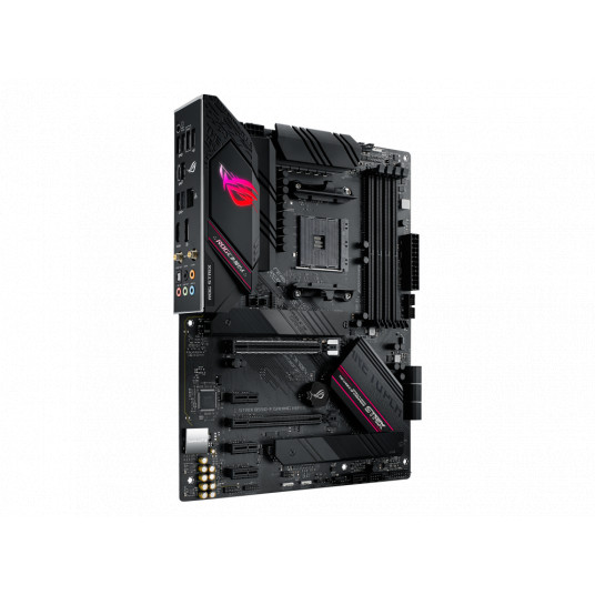 Asus ROG STRIX B550-F GAMING WIFI II Procesorių šeima AMD, Procesoriaus lizdas AM4, DDR4, Atminties lizdai 4, Palaikomos standžiojo disko sąsajos SATA, M.2, SATA jungčių skaičius 6, Chipset B550, ATX