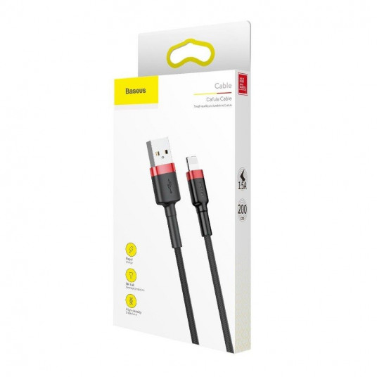CABLE LIGHTNING TO USB 2M/BLACK CALKLF-C19 BASEUS