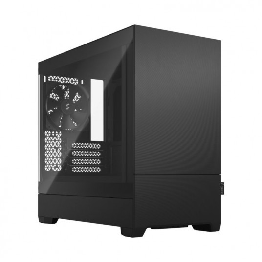 Fractal Design Pop Mini Silent Black TG Clear Tint, mATX, Mini ITX, Maitinimo šaltinis Nr