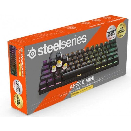 Žaidimų klaviatūra SteelSeries Apex 9 Mini US 64837