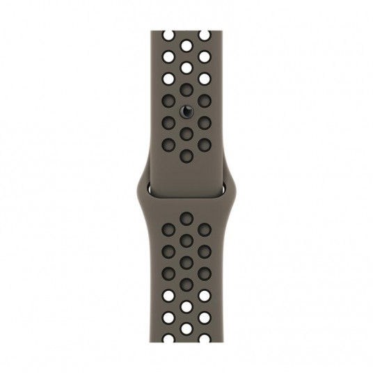 45 mm alyvuogių pilkos/juodos spalvos Nike sportinė juosta