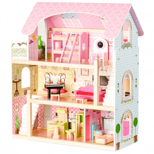 ECOTOYS lėlių namelis "PASAKA"