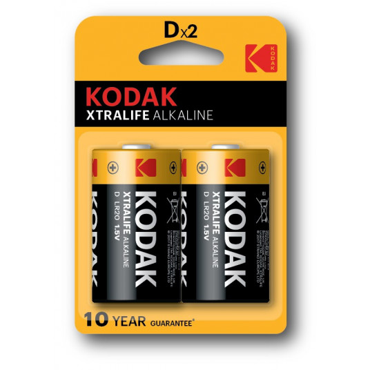 Kodak KDXLR20PB2 Vienkartinė baterija D Šarminis