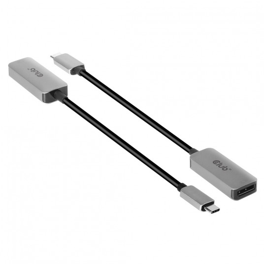 CLUB3D CAC-1567 USB ekrano adapteris 7680 x 4320 pikseliai Juoda, Sidabras