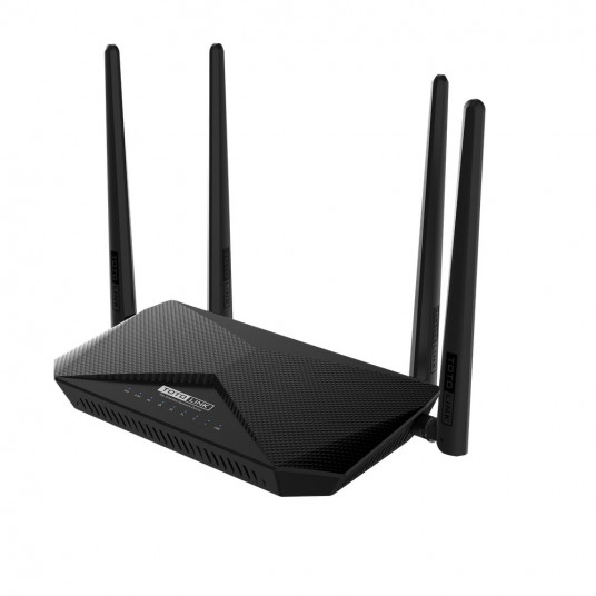TOTOLINK A3002RU-V2 belaidis maršrutizatorius Gigabitinis eternetas Dviguba juosta (2,4 GHz / 5 GHz) Juoda