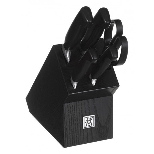 4 ZWILLING "Four Star" blokinių peilių rinkinys juodos spalvos
