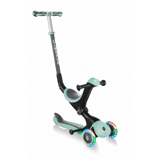 GLOBBER paspirtukas Go Up Deluxe Lights, mėtinė, 646-206