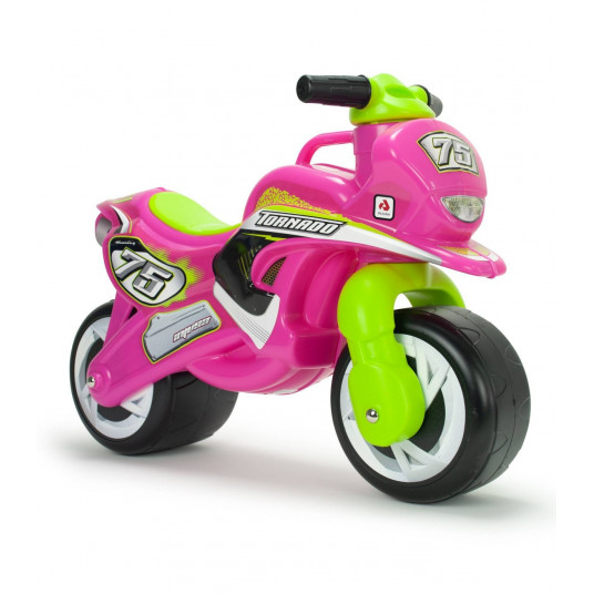 Balansinis motociklas INJUSA TUNDRA TORNADO RIDE-ON MOTORBIKE PINK