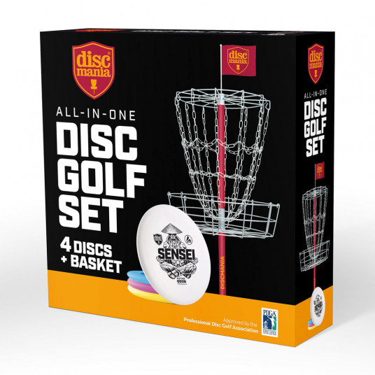 Diskgolfo taikinys su diskais DISCMANIA