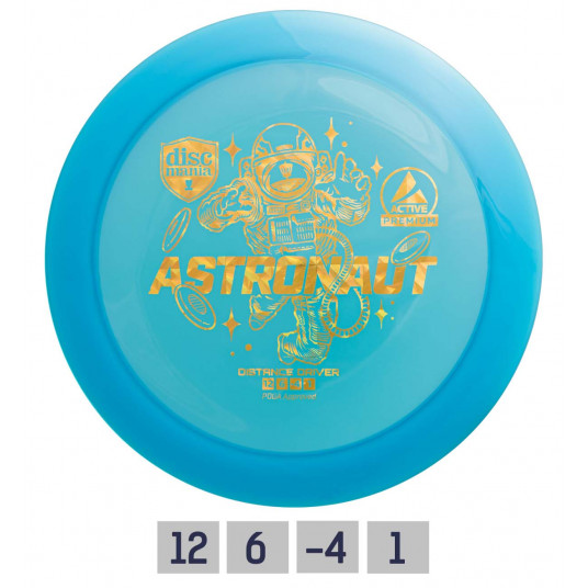 Diskgolfo diskas Distance Driver ASTRONAUT Active Premium Blue