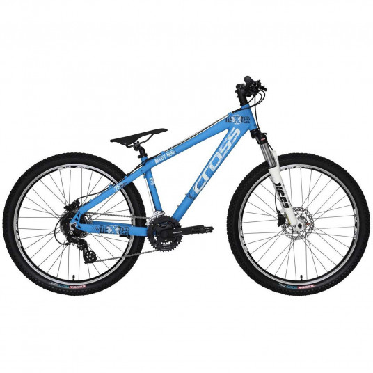 Dviratis CROSS Dexter 26" 24G dydis 16,5" (42cm) (mėlyna)