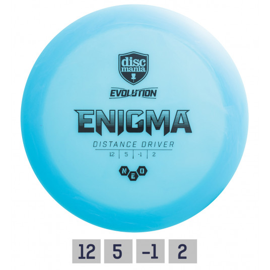 Diskgolfo diskas Distance Driver NEO ENIGMA Evolution Blue