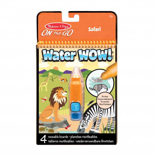 MELISSA & DOUG Piešimo vandeniu rinkinys „Safaris“