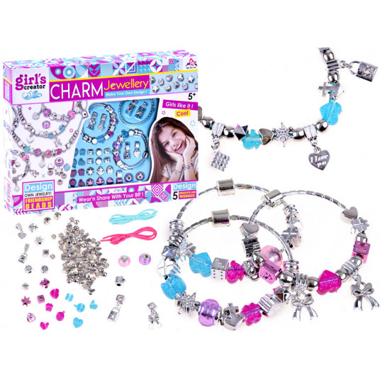 Apyrankių kūrimo rinkinys „Charm Jewellery“