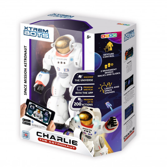 BLUE ROCKET Robotas-astronautas CHARLIE