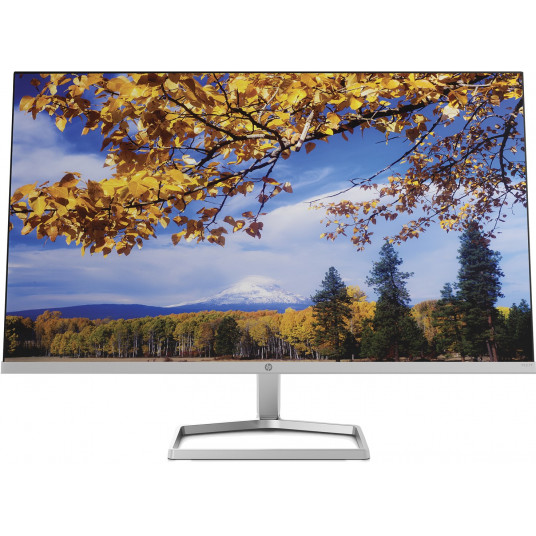  HP M27f 68,6 cm (27") 1920 x 1080 pikseliai „Full HD“ LCD Juoda, Sidabras 