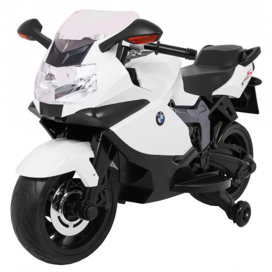 Elektrinis motociklas BMW K1300S, baltas