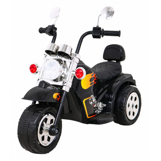 Elektrinis motociklas Hot Chopper, juodas