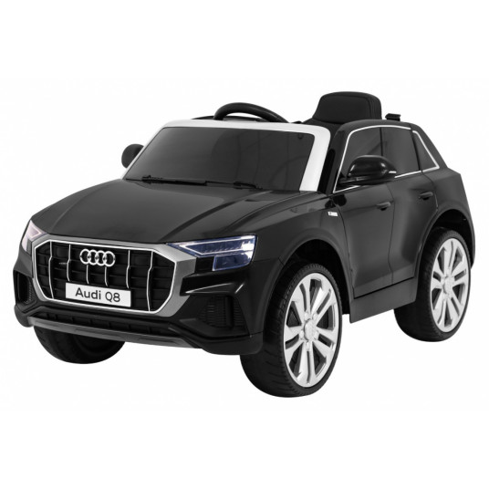 Vienvietis elektromobilis Audi Q8 LIFT, juodas