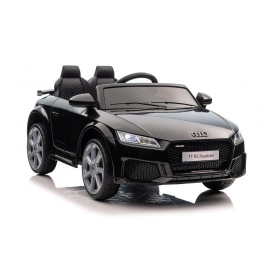 Dvivietis elektromobilis Audi TT RS, juodas