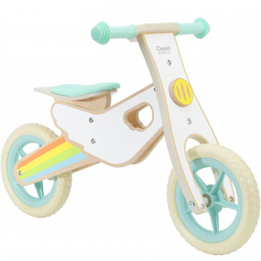 CLASSIC WORLD medinis vaikiškas balansinis dviratis