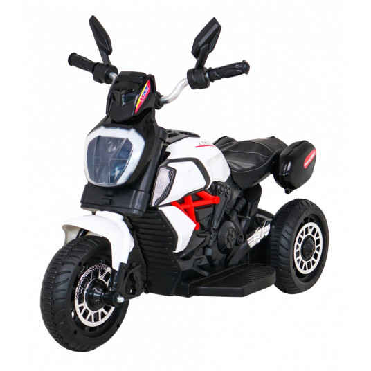Elektrinis motociklas Fast Tourist, baltas