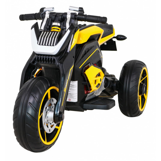 Elektrinis triratis motociklas PA LL8001, geltonas