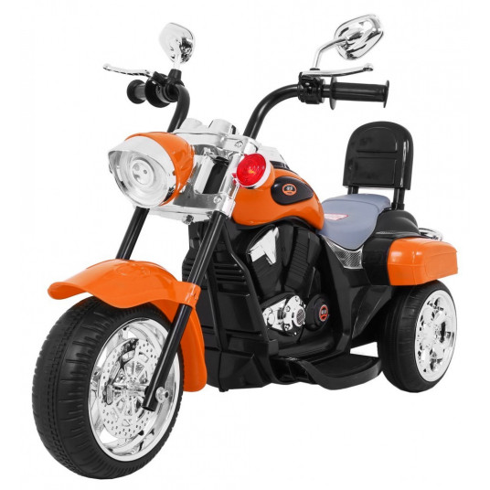 Elektrinis triratis motociklas Chopper NightBike, oranžinis