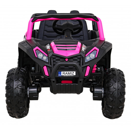 Elektrinis bagis UTV 2000M Racing, rožinis