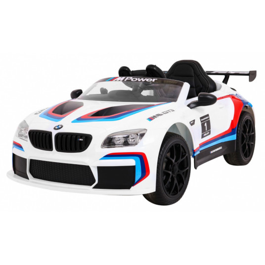 Elektromobilis BMW M6 GT3, baltas