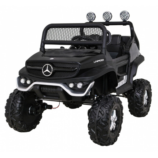 Elektromobilis Mercedes BENZ UNIMOG, juodas