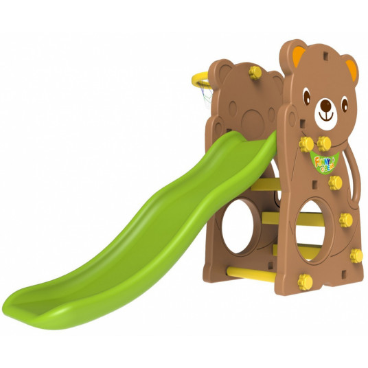 Čiuožykla Teddy bear 136 cm + krepšinio lankas