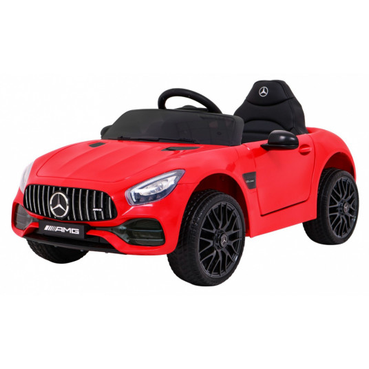 Elektromobilis Mercedes Benz GT, raudonas