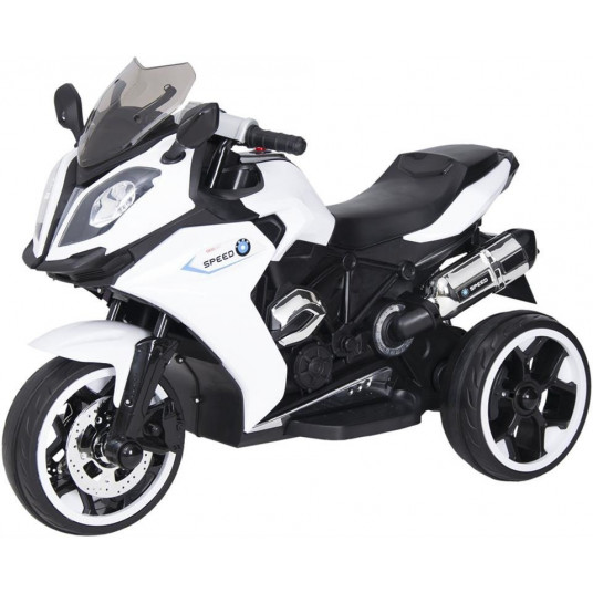 Elektrinis triratis motociklas 01300ST 6V, baltas