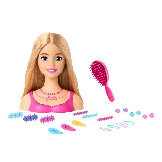 „Barbie Styling Head“ stilizavimo galva – šviesūs plaukai, HMD88