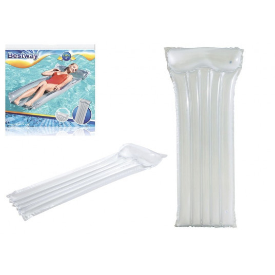 Bestway plaukimo pripučiamas čiužinys 183 x 76 cm, pilkas