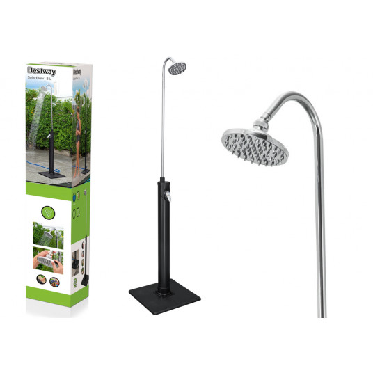 Nešiojamas dušas su saulės baterija, Bestway, 8 L