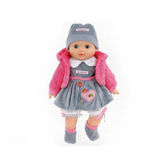 Lėlė su suknele, 40 cm
