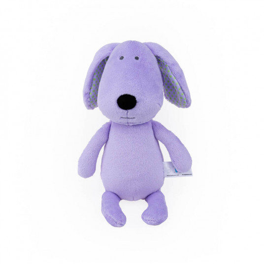 Pliušinis šuniukas, 28cm, violetinis
