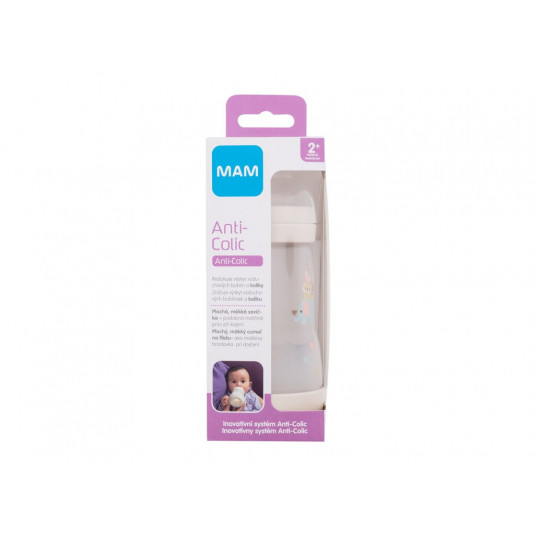 Kūdikių buteliukas MAM Easy Start Anti-Colic 2m+ Linas, 260ml