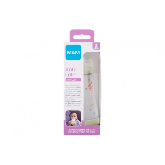 Kūdikių buteliukas MAM Easy Start Anti-Colic 2m+ Green, 260ml