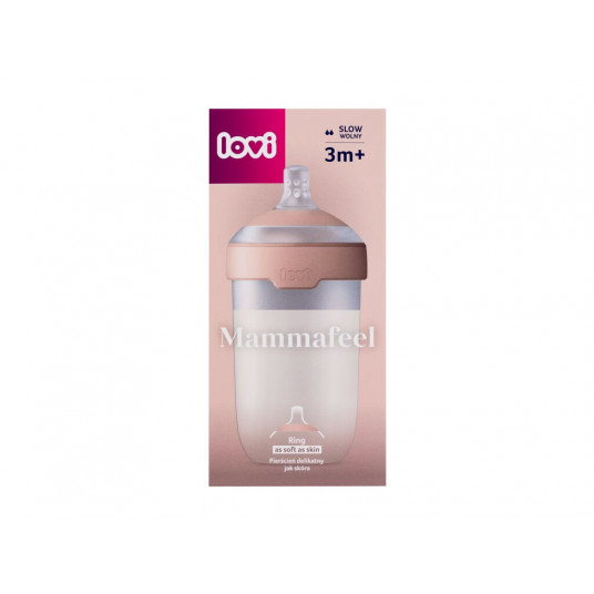 Buteliukas kūdikiui LOVI Mammafeel Buteliukas 3m+, 250ml