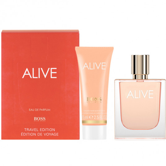  Rinkinys moterims Hugo Boss Boss Alive EDP 80 ml + kūno losjonas 75 ml (woman) 