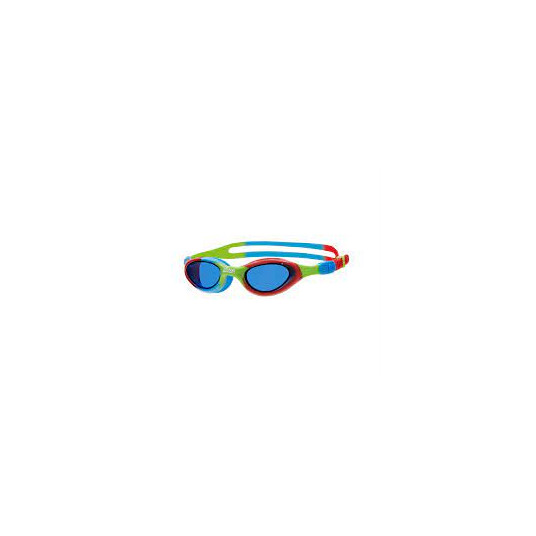 Plaukimo akiniai ZOGGS Super Seal Junior (6-14 metų) Red/Blue/Green