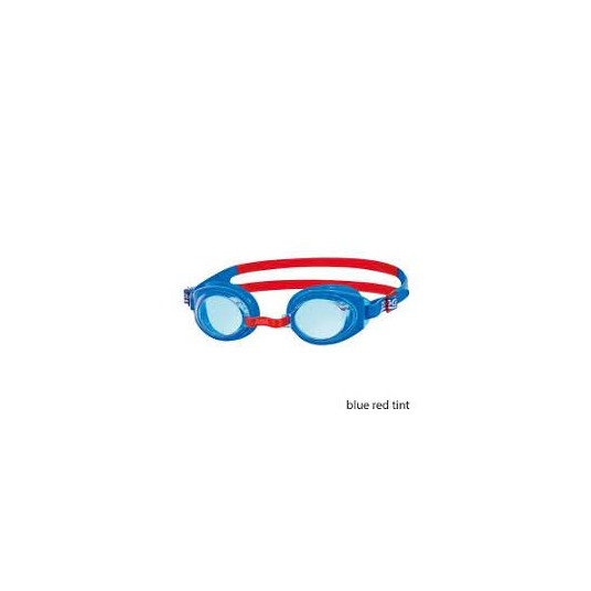 Plaukimo akiniai ZOGGS Ripper Junior (6-14 metų) mėlyni/raudoni