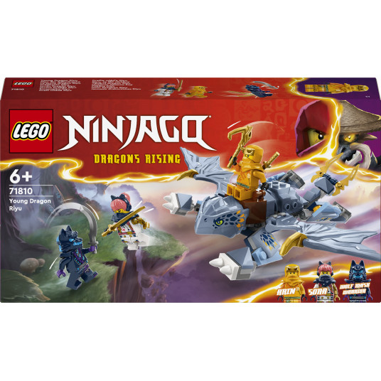 LEGO® 71810 NINJAGO Jaunasis drakoniukas Riyu Rinkinys