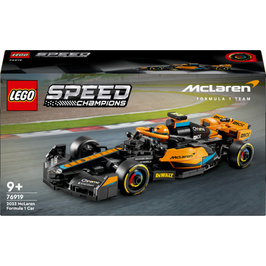 LEGO® 76919 Speed Champions 2023 m. Formulės-1 lenktyninis automobilis McLaren