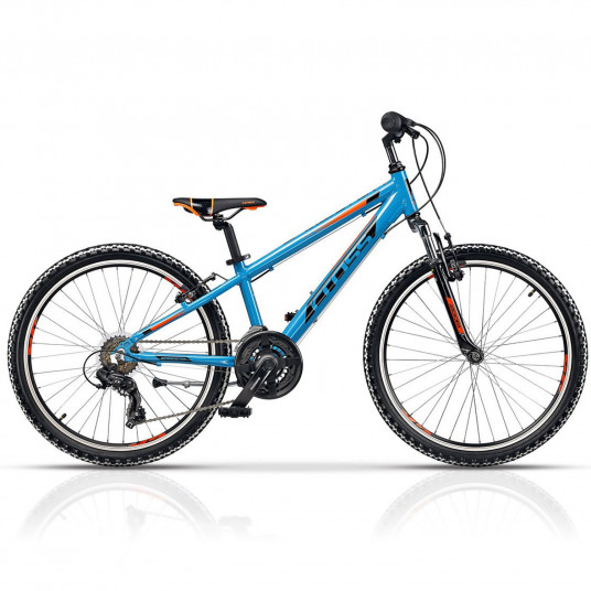 Dviratis CROSS Speedster Boy 24" 18G dydis 12" (30cm) (mėlyna/oranžinė)