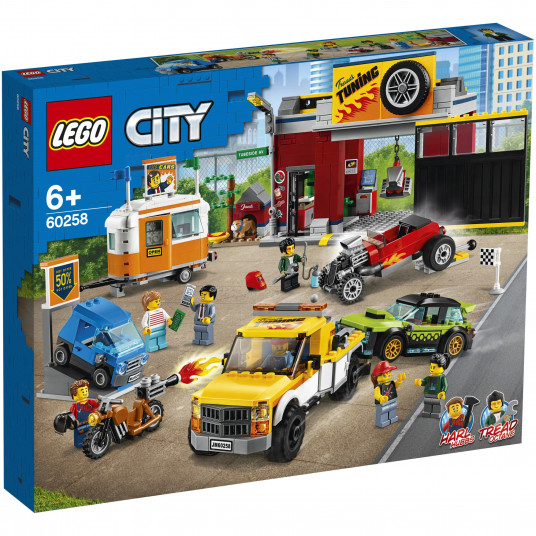 Lego, City, Tuning Workshop, Construction Set, 60258, For Boys & Girls, 6+ years, 897 pcs