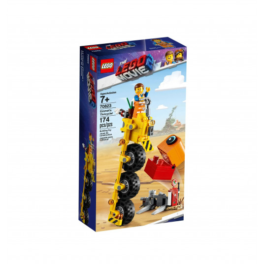 Lego, The Lego Movie 2, Emmet`s Tricycle, Construction Set, 70823, For Boys, For Boys, 7+ years, 174 pcs